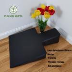 Large Upholstered Pilates Wedge for Home Fitness