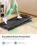 UREVO Under Desk Walking Pad Treadmill with Incline