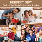 Bamboo Nightstand Organizer with 4 Wireless Chargers