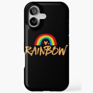 Rainbow Gradient Minimal Abstract Art for iPhone