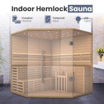 ALEKO Indoor Sauna for 5-6 People - UL Certified