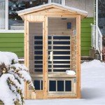 Xmatch 2-Person Far Infrared Outdoor Sauna