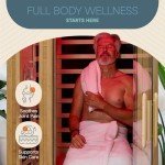 LifePro Compact Infrared Home Sauna for One