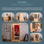 LifePro Compact Infrared Home Sauna for One