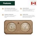 Northwood Sauna 2-in-1 Thermometer & Hygrometer