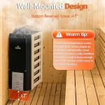 110V Stainless Steel Electric Sauna Heater with Timer