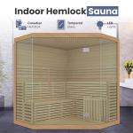 ALEKO Indoor Sauna for 5-6 People - UL Certified