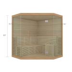 ALEKO Indoor Sauna for 5-6 People - UL Certified