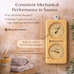 2-in-1 Sauna Thermometer & Hygrometer for Indoor Use