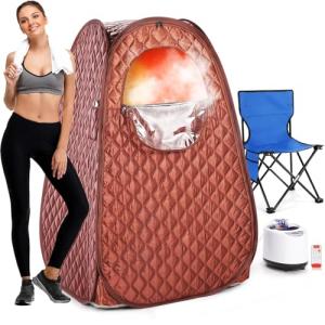 Portable Single Person Sauna Tent with Steam Generator