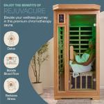 LifePro Compact Infrared Home Sauna for One
