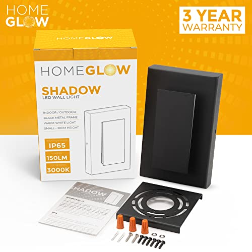 Modern Black LED Wall Light Fixture – Indoor/Outdoor