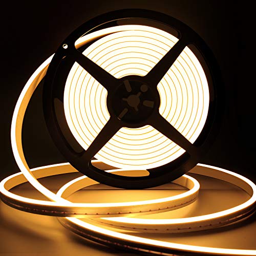 Dimmable 12V Warm White LED Neon Strip Lights
