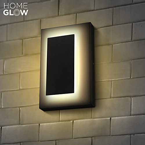 Modern Black LED Wall Light Fixture – Indoor/Outdoor