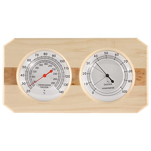 Dyna-Living 2-in-1 Sauna Thermometer and Hygrometer