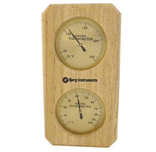 2-in-1 Sauna Thermometer & Hygrometer for Indoor Use