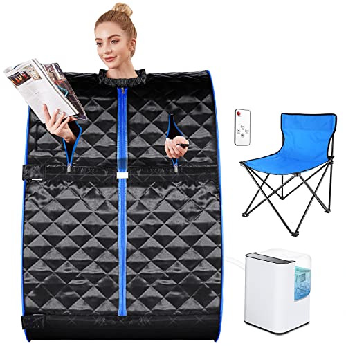 Portable Indoor Steam Sauna Tent with Remote Control
