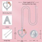 Sterling Silver Initial N Necklace for Women