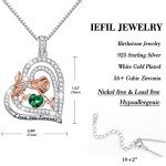 May Birthstone Necklace - Perfect Gift for Mom