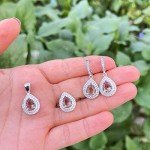 Color Change Zultanite Silver Jewelry Set for Women