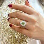 Color Change Zultanite Silver Jewelry Set for Women