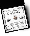 Stepdaughter Necklace from Stepmom - Crown Pendant
