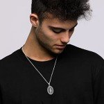 Our Lady of Guadal Necklace in Sterling Silver