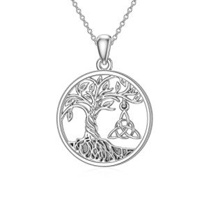 Celtic Tree of Life Sterling Silver Necklace