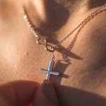 Dear Ava Rose Gold Infinity Cross Necklace for Her