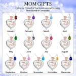 Heart Necklace with Sapphire - Perfect Mom Gift