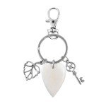Stainless Steel Heart Tassel Charm Jewelry for Her