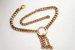 Gold Metal Chain Boot Bracelet Anklet Charm