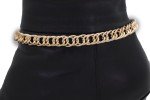 Gold Metal Boot Chain Bracelet for Women