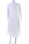 Adeam Women's Eyelet Tiered Oceanic Dress - White