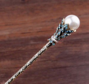 Rhinestone Hair Pin Stick for Chic Style