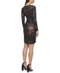 Guess Women's Animal-Print Ruched Dress