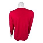 Isaac Mizrahi Deep Red Rhinestone Top for Women