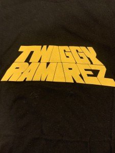 Twiggy Ramirez Stylish Silk Screened Shirt