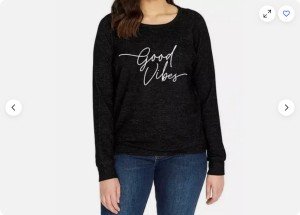 Buffalo David Bitton Women's Cozy Black Pullover XL