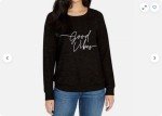 Buffalo David Bitton Women's Cozy Black Pullover XL