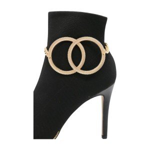 Gold Western Boot Chain Bracelet for Women