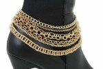 Gold Metal Chain Boot Bracelet for Women