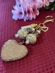 Heart Charm Handbag with Boho Beads
