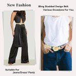 Sparkly Rhinestone Western Cowboy Belt for All