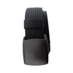 Adjustable Smooth Buckle Nylon Canvas Belt