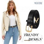 Stylish Adjustable Punk Leather Belt for Women