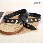 Stylish Adjustable Punk Leather Belt for Women