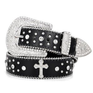 Rhinestone Western Belt for Men and Women