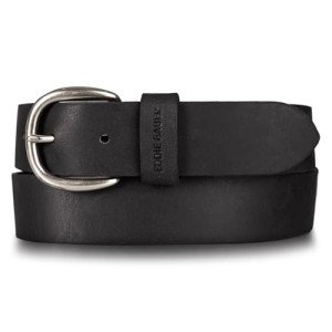 Eddie Bauer Women's Classic Leather Belt - Black