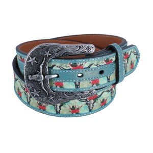 Ariat Women's Floral Print Western Belt